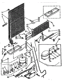 Unit Parts parts for Kenmore Refrigerator 106.8668883 (1068668883, 106 8668883) from AppliancePartsPros.com