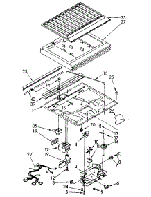 Compartment Separator parts for Kenmore Refrigerator 106.8670635 (1068670635, 106 8670635) from AppliancePartsPros.com