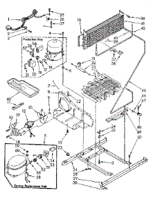 Unit Parts parts for Kenmore Refrigerator 106.8672670 (1068672670, 106 8672670) from AppliancePartsPros.com