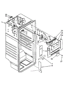 Liner Parts parts for Kenmore Refrigerator 106.8676331 (1068676331, 106 8676331) from AppliancePartsPros.com
