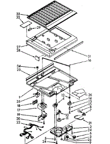Compartment Separator Parts parts for Kenmore Refrigerator 106.8676331 (1068676331, 106 8676331) from AppliancePartsPros.com