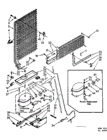 Unit Parts parts for Kenmore Refrigerator 106.8676331 (1068676331, 106 8676331) from AppliancePartsPros.com