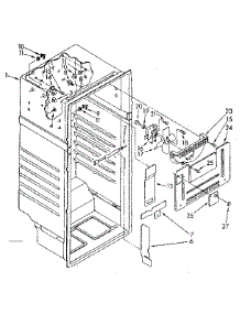 Liner Parts parts for Kenmore Refrigerator 106.8676362 (1068676362, 106 8676362) from AppliancePartsPros.com