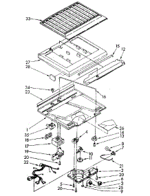 Compartment Separator parts for Kenmore Refrigerator 106.8676394 (1068676394, 106 8676394) from AppliancePartsPros.com