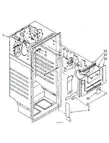 Liner Parts parts for Kenmore Refrigerator 106.8678212 (1068678212, 106 8678212) from AppliancePartsPros.com