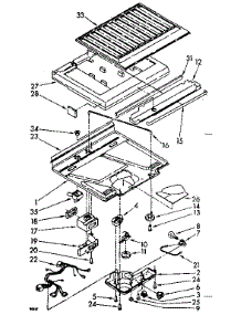 Compartment Separator And Control Parts parts for Kenmore Refrigerator 106.8678212 (1068678212, 106 8678212) from AppliancePartsPros.com