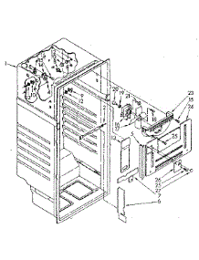 Liner Parts parts for Kenmore Refrigerator 106.8678404 (1068678404, 106 8678404) from AppliancePartsPros.com