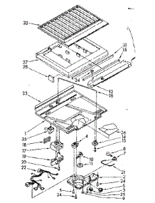 Compartment Separator Parts parts for Kenmore Refrigerator 106.8678454 (1068678454, 106 8678454) from AppliancePartsPros.com
