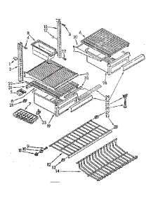 Liner Parts parts for Kenmore Refrigerator 106.8679380 (1068679380, 106 8679380) from AppliancePartsPros.com