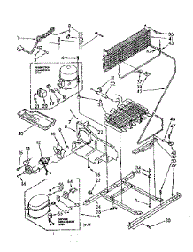 Unit Parts parts for Kenmore Refrigerator 106.8679380 (1068679380, 106 8679380) from AppliancePartsPros.com
