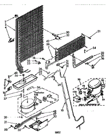 Unit parts for Kenmore Refrigerator 106.8688430 (1068688430, 106 8688430) from AppliancePartsPros.com