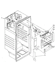 Liner parts for Kenmore Refrigerator 106.8688453 (1068688453, 106 8688453) from AppliancePartsPros.com