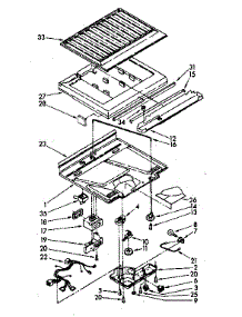Compartment Separator parts for Kenmore Refrigerator 106.8688530 (1068688530, 106 8688530) from AppliancePartsPros.com