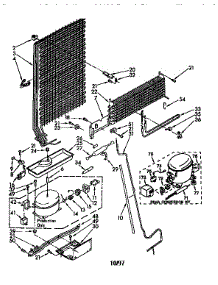 Unit parts for Kenmore Refrigerator 106.8688530 (1068688530, 106 8688530) from AppliancePartsPros.com