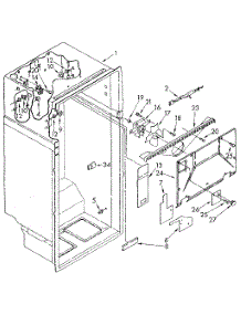 Liner parts for Kenmore Refrigerator 106.8690366 (1068690366, 106 8690366) from AppliancePartsPros.com
