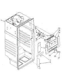 Liner parts for Kenmore Refrigerator 106.8694001 (1068694001, 106 8694001) from AppliancePartsPros.com