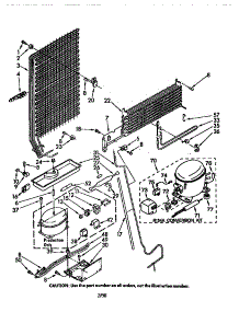 Unit parts for Kenmore Refrigerator 106.8694091 (1068694091, 106 8694091) from AppliancePartsPros.com
