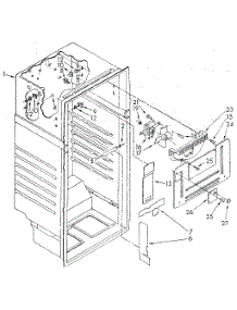 Liner parts for Kenmore Refrigerator 106.8694561 (1068694561, 106 8694561) from AppliancePartsPros.com