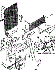 Unit parts for Kenmore Refrigerator 106.8694561 (1068694561, 106 8694561) from AppliancePartsPros.com