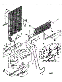 Unit parts for Kenmore Refrigerator 106.8696401 (1068696401, 106 8696401) from AppliancePartsPros.com