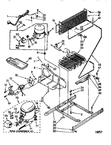 Unit Parts parts for Kenmore Refrigerator 106.8730572 (1068730572, 106 8730572) from AppliancePartsPros.com