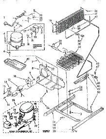 Unit Parts parts for Kenmore Refrigerator 106.8730982 (1068730982, 106 8730982) from AppliancePartsPros.com