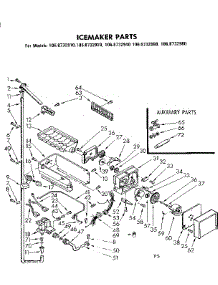 Icemaker Parts parts for Kenmore Refrigerator 106.8732960 (1068732960, 106 8732960) from AppliancePartsPros.com