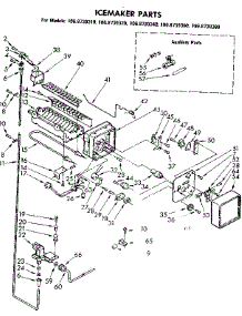Icemaker Parts parts for Kenmore Refrigerator 106.8739310 (1068739310, 106 8739310) from AppliancePartsPros.com