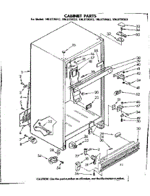 Cabinet Parts parts for Kenmore Refrigerator 106.8739323 (1068739323, 106 8739323) from AppliancePartsPros.com