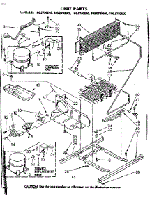 Unit Parts parts for Kenmore Refrigerator 106.8739680 (1068739680, 106 8739680) from AppliancePartsPros.com