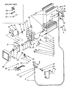 Icemaker parts for Kenmore Refrigerator 106.8740730 (1068740730, 106 8740730) from AppliancePartsPros.com