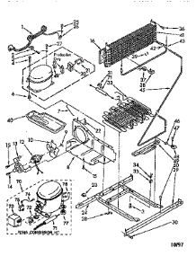 Unit Parts parts for Kenmore Refrigerator 106.8740812 (1068740812, 106 8740812) from AppliancePartsPros.com