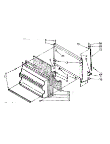 Freezer Door Parts parts for Kenmore Refrigerator 106.8748322 (1068748322, 106 8748322) from AppliancePartsPros.com