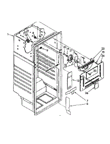 Liner Parts parts for Kenmore Refrigerator 106.8748330 (1068748330, 106 8748330) from AppliancePartsPros.com