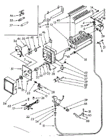 Icemaker Parts parts for Kenmore Refrigerator 106.8748334 (1068748334, 106 8748334) from AppliancePartsPros.com