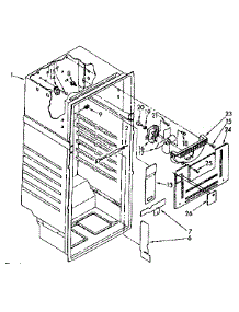 Liner Parts parts for Kenmore Refrigerator 106.8748384 (1068748384, 106 8748384) from AppliancePartsPros.com