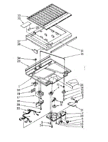 Compartment Separator Parts parts for Kenmore Refrigerator 106.8748384 (1068748384, 106 8748384) from AppliancePartsPros.com