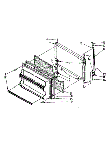 Freezer Door Parts parts for Kenmore Refrigerator 106.8748384 (1068748384, 106 8748384) from AppliancePartsPros.com