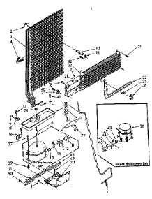 Unit Parts parts for Kenmore Refrigerator 106.8748384 (1068748384, 106 8748384) from AppliancePartsPros.com