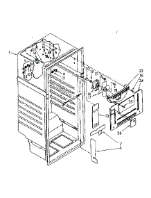 Liner Parts parts for Kenmore Refrigerator 106.8748472 (1068748472, 106 8748472) from AppliancePartsPros.com