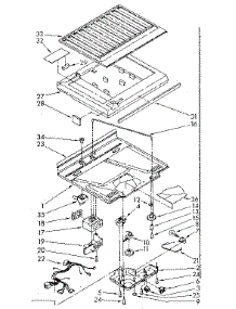 Compartment Separator Parts parts for Kenmore Refrigerator 106.8748472 (1068748472, 106 8748472) from AppliancePartsPros.com