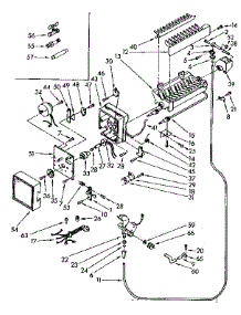 Icemaker parts for Kenmore Refrigerator 106.8748541 (1068748541, 106 8748541) from AppliancePartsPros.com