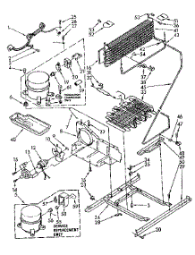 Unit parts for Kenmore Refrigerator 106.8748591 (1068748591, 106 8748591) from AppliancePartsPros.com