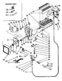 Icemaker Parts parts for Kenmore Refrigerator 106.8748630 (1068748630, 106 8748630) from AppliancePartsPros.com