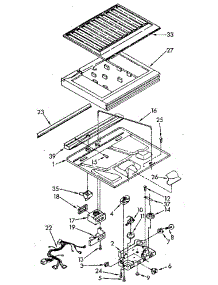 Compartment Separator parts for Kenmore Refrigerator 106.8752611 (1068752611, 106 8752611) from AppliancePartsPros.com