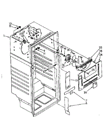 Liner Parts parts for Kenmore Refrigerator 106.8766310 (1068766310, 106 8766310) from AppliancePartsPros.com