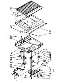Compartment Separator Parts parts for Kenmore Refrigerator 106.8766310 (1068766310, 106 8766310) from AppliancePartsPros.com