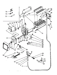 Icemaker Parts parts for Kenmore Refrigerator 106.8766310 (1068766310, 106 8766310) from AppliancePartsPros.com