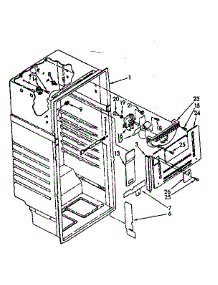 Liner Parts parts for Kenmore Refrigerator 106.8768117 (1068768117, 106 8768117) from AppliancePartsPros.com