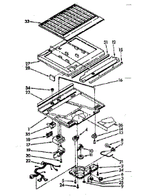 Compartment Serarator Parts parts for Kenmore Refrigerator 106.8768117 (1068768117, 106 8768117) from AppliancePartsPros.com